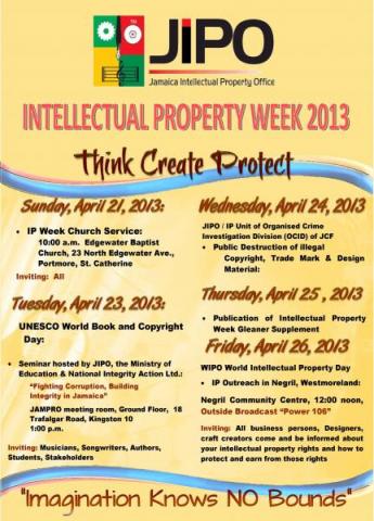 ------------------------Intellectual Property Week 2013----------------------